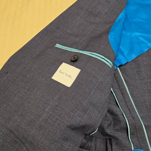 Paul Smith Italian Made 2 Button Single-Breasted Gents Pinstripe Suit - Picture 9 of 16